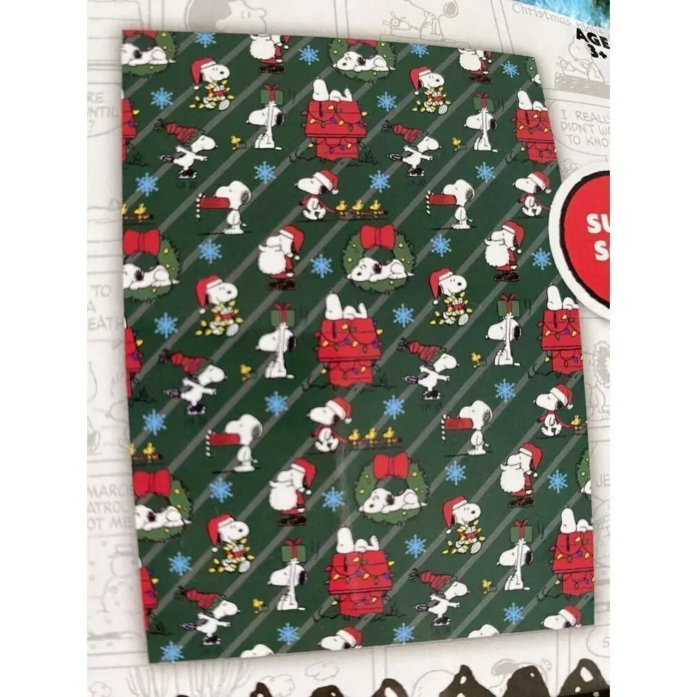 Peanuts Snoopy Christmas Lights Dog House‎ Santa Soft Throw Blanket 50 X 70” NEW